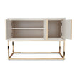 Michael Amini Madison Small Console - Glistening Gold