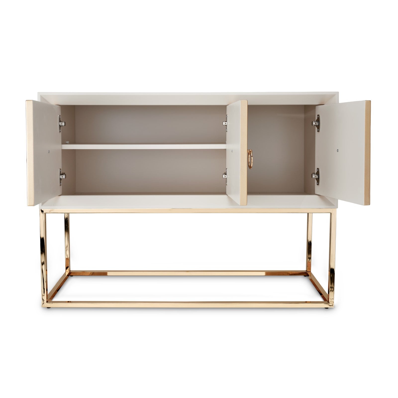 Michael Amini Madison Small Console - Glistening Gold