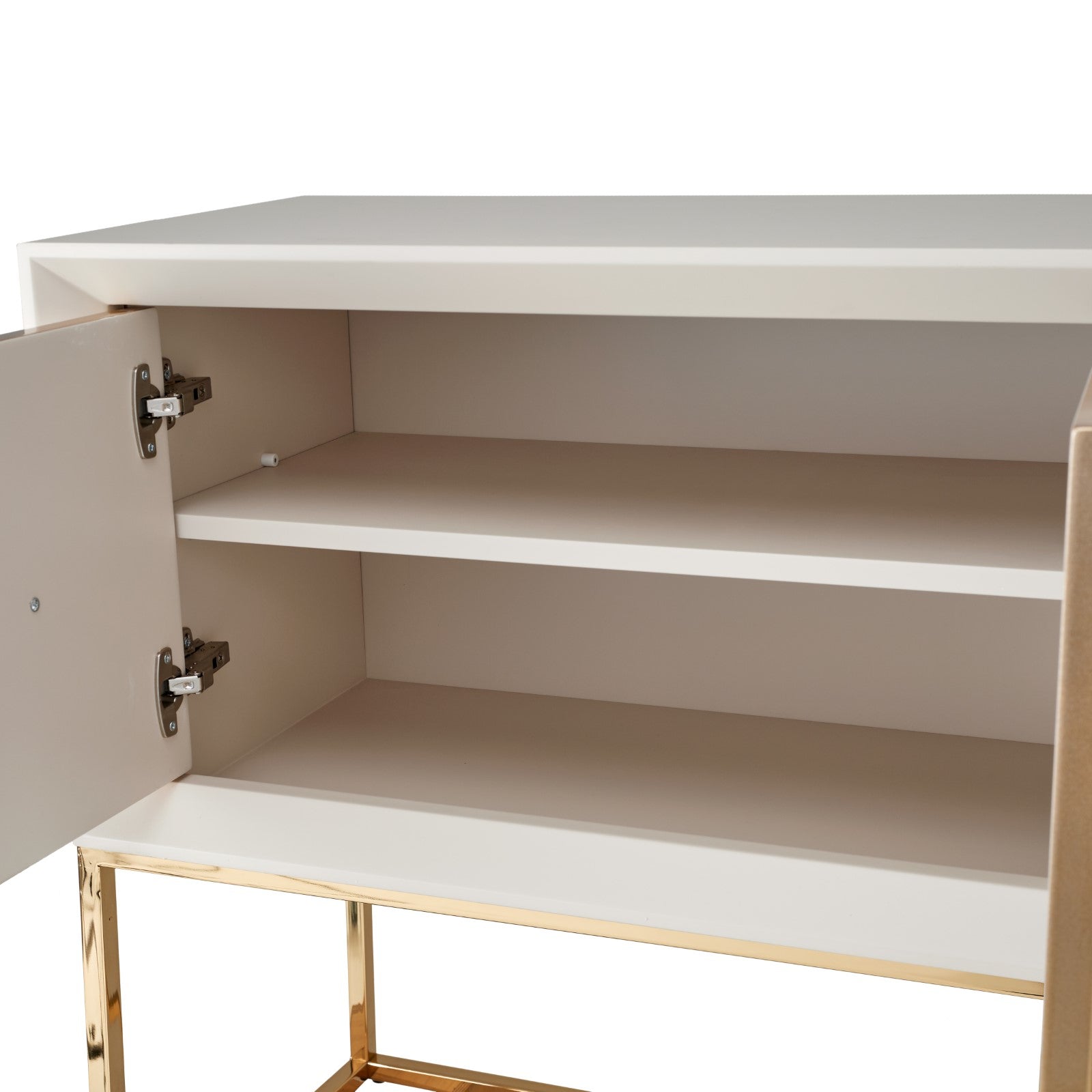 Michael Amini Madison Small Console - Glistening Gold
