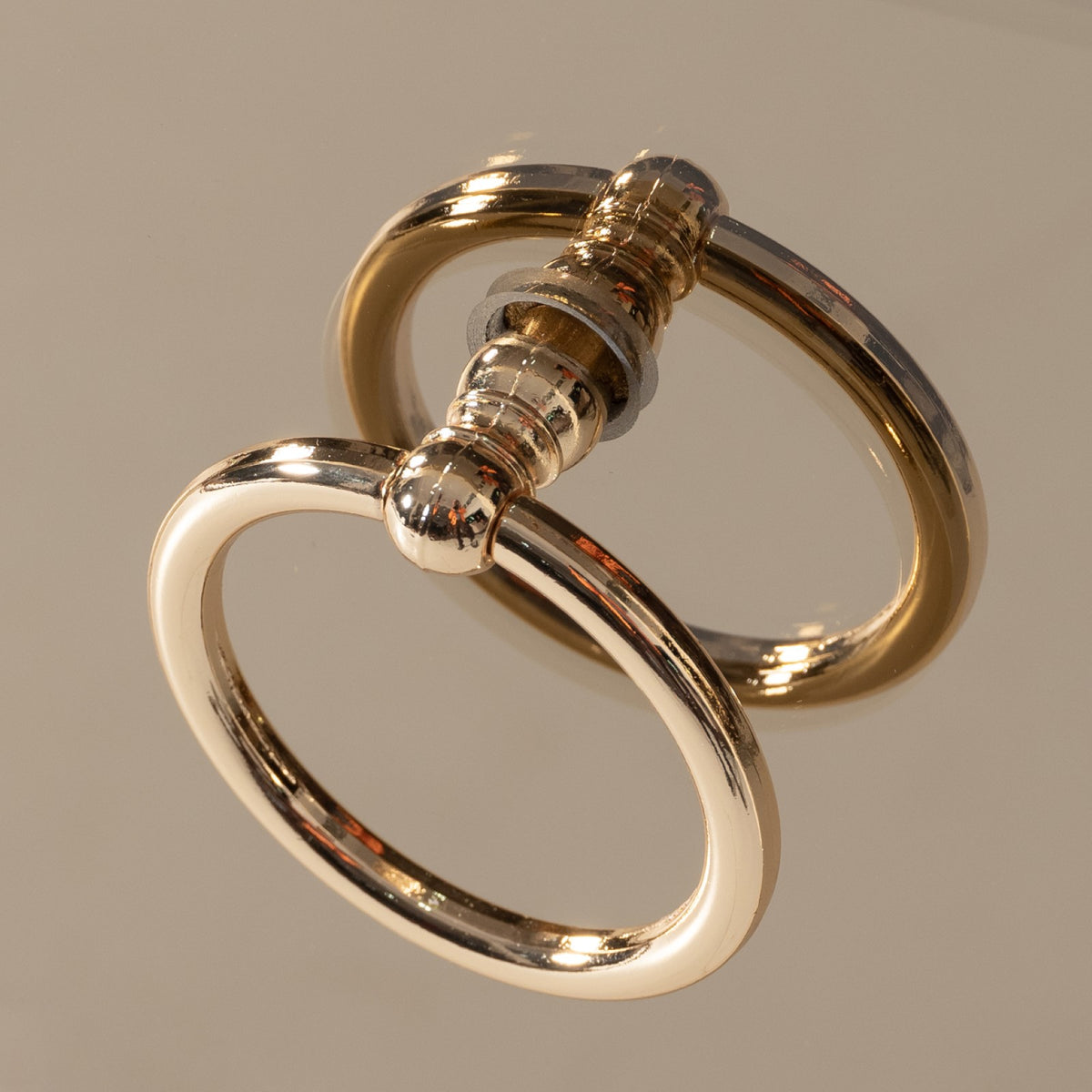 Michael Amini Madison Console - Glistening Gold
