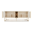 Michael Amini Madison Console - Glistening Gold