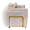 Michael Amini Savannah Breeze Loveseat - Cashmere/Gold