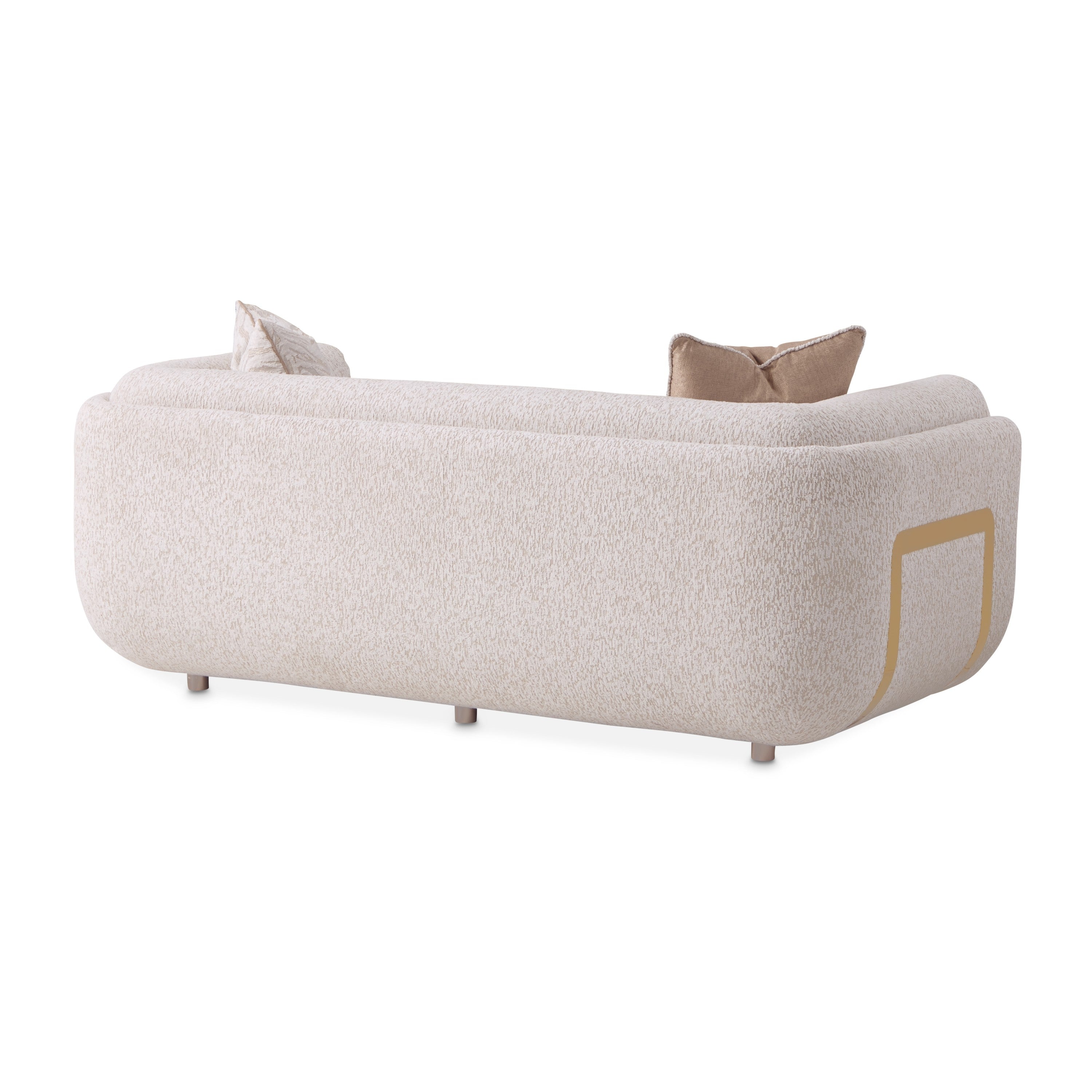 Michael Amini Savannah Breeze Loveseat - Cashmere/Gold