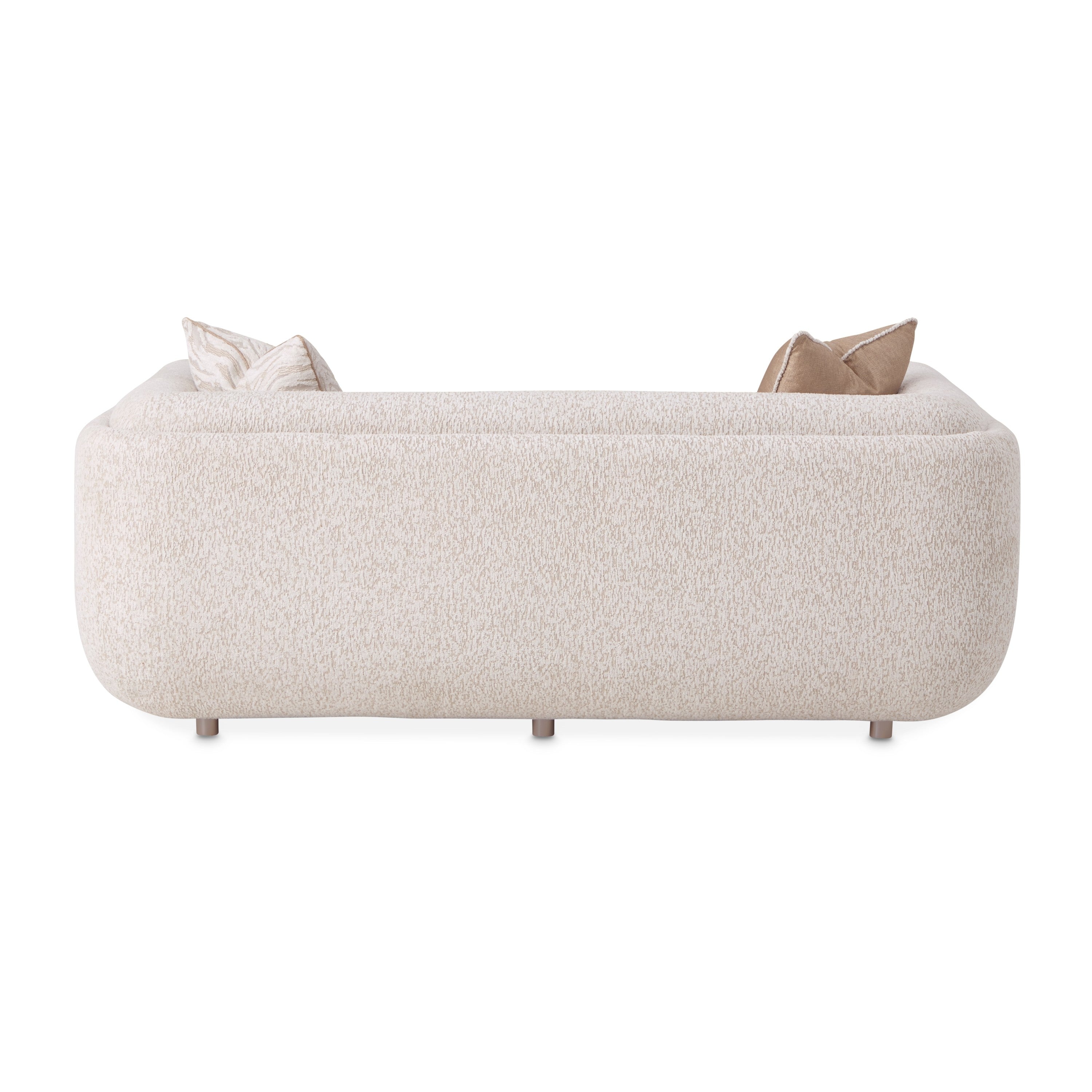 Michael Amini Savannah Breeze Loveseat - Cashmere/Gold