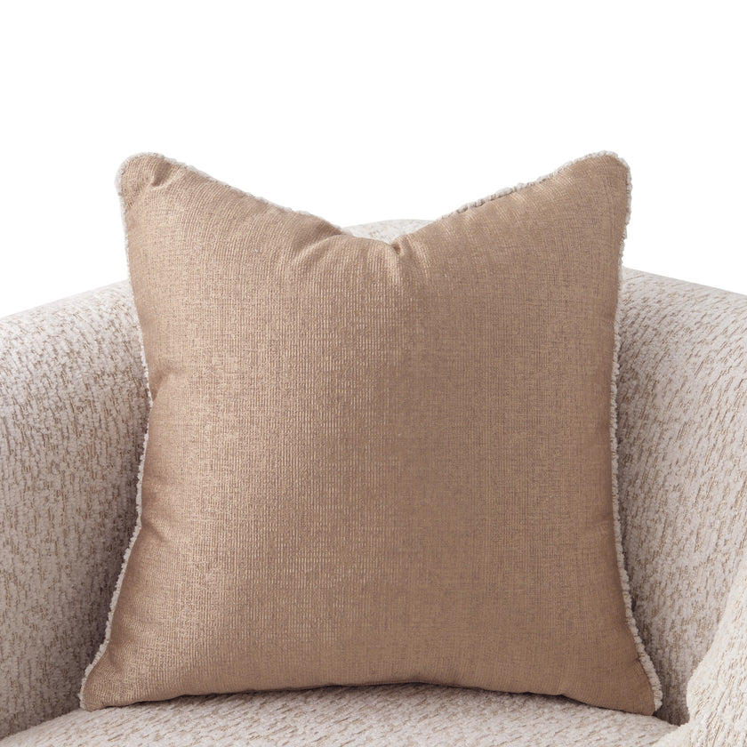 Michael Amini Savannah Breeze Loveseat - Cashmere/Gold