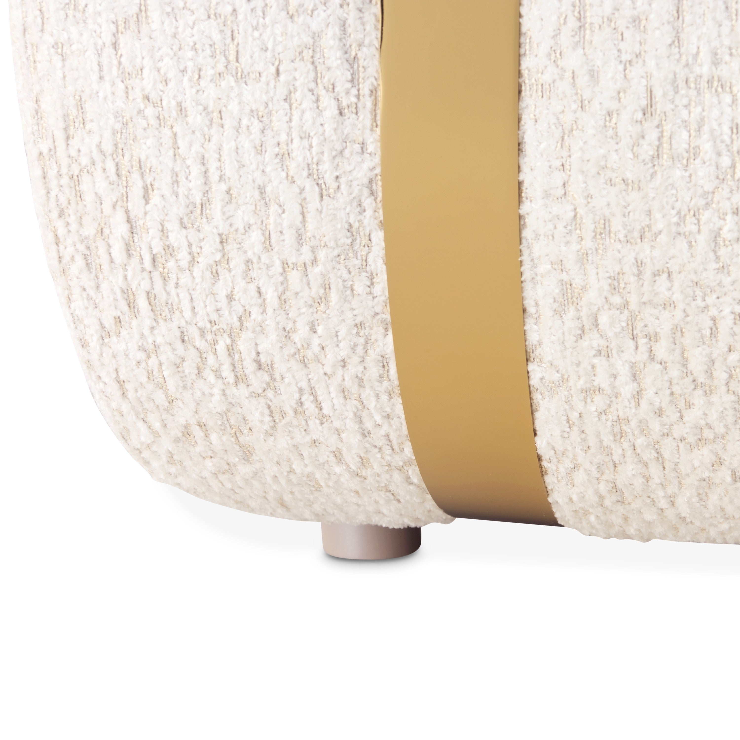 Michael Amini Savannah Breeze Loveseat - Cashmere/Gold
