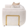 Michael Amini Savannah Breeze Loveseat - Cashmere/Gold