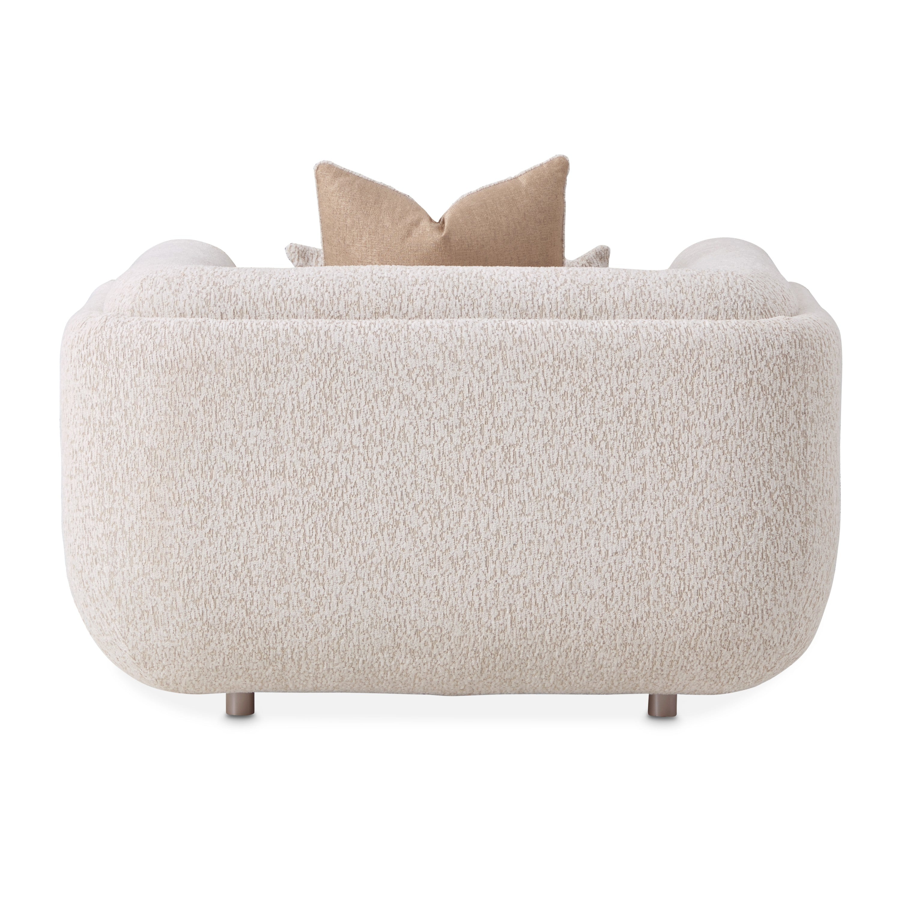 Michael Amini Savannah Breeze Matching Chair - Cashmere/Gold