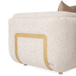 Michael Amini Savannah Breeze Matching Chair - Cashmere/Gold