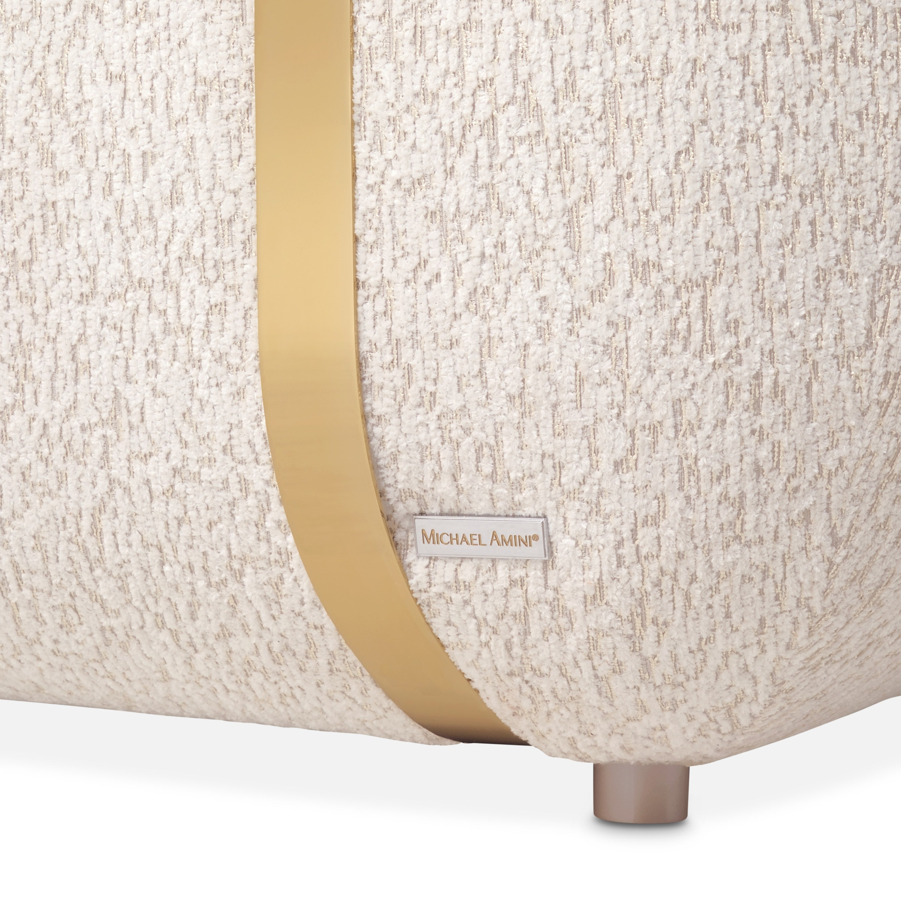 Michael Amini Savannah Breeze Matching Chair - Cashmere/Gold