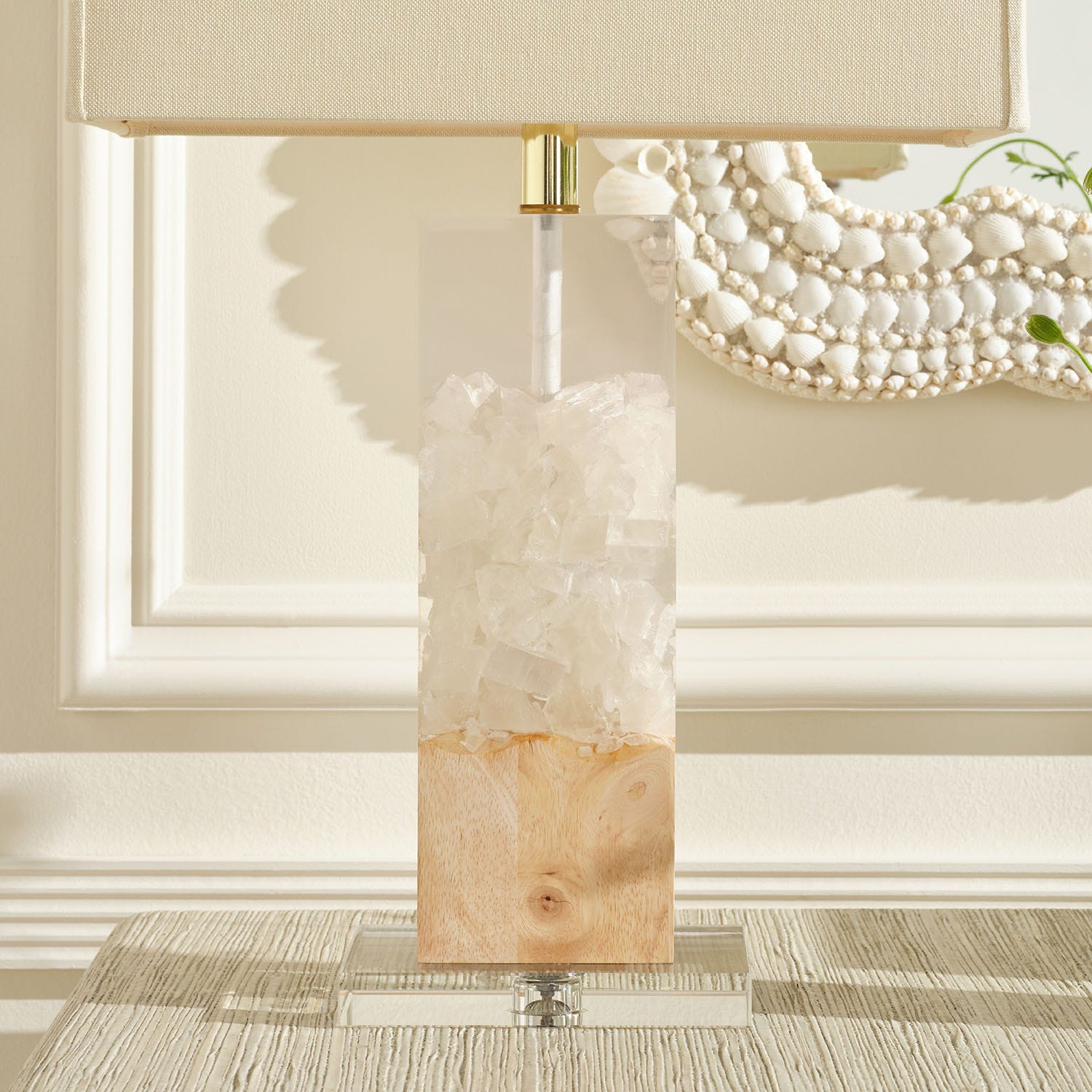 Clay Table Lamp