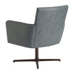 Barclay Butera Upholstery Brooks Leather Swivel Chair