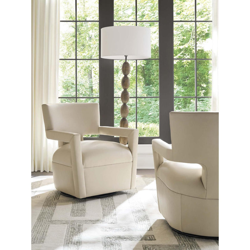 Barclay Butera Upholstery Woodside Swivel Chair