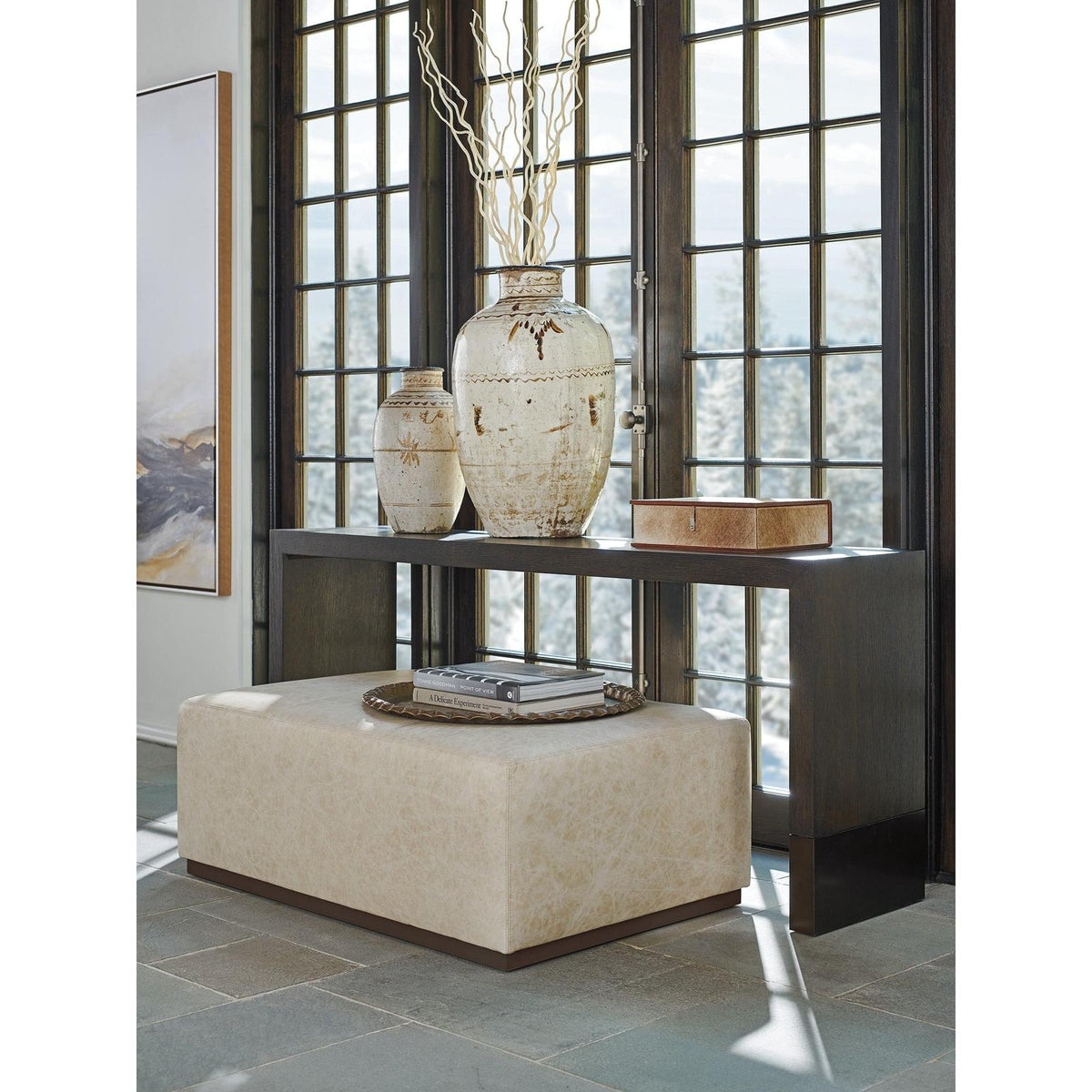 Barclay Butera Upholstery Sterling Cocktail Ottoman