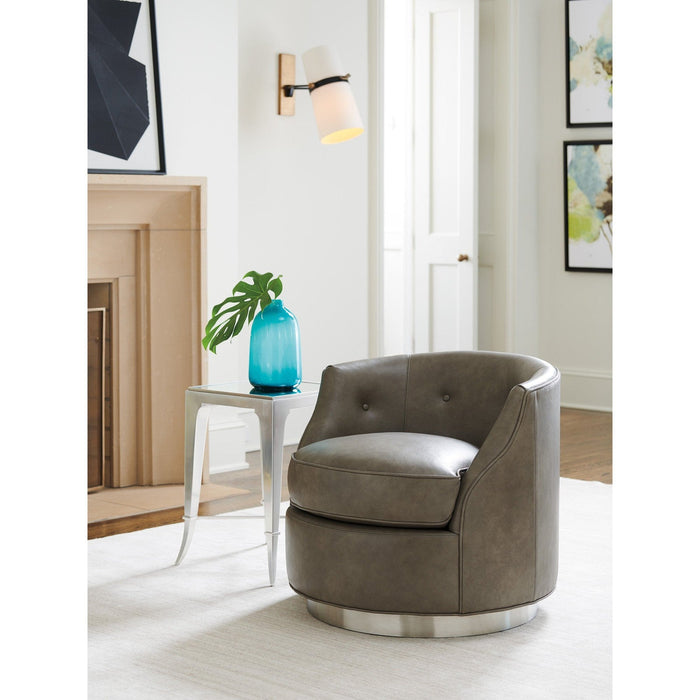 Lexington Avondale Piper Leather Swivel Chair