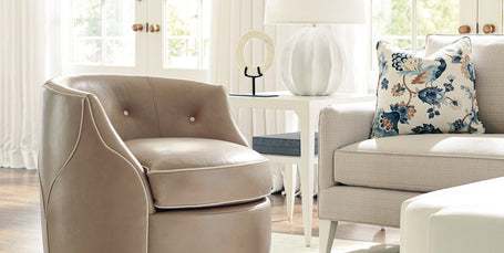 Lexington Avondale Roberston Leather Swivel Chair