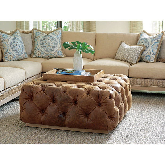 Tommy Bahama Home Los Altos Laurel Cocktail Ottoman - 41.5 Inch