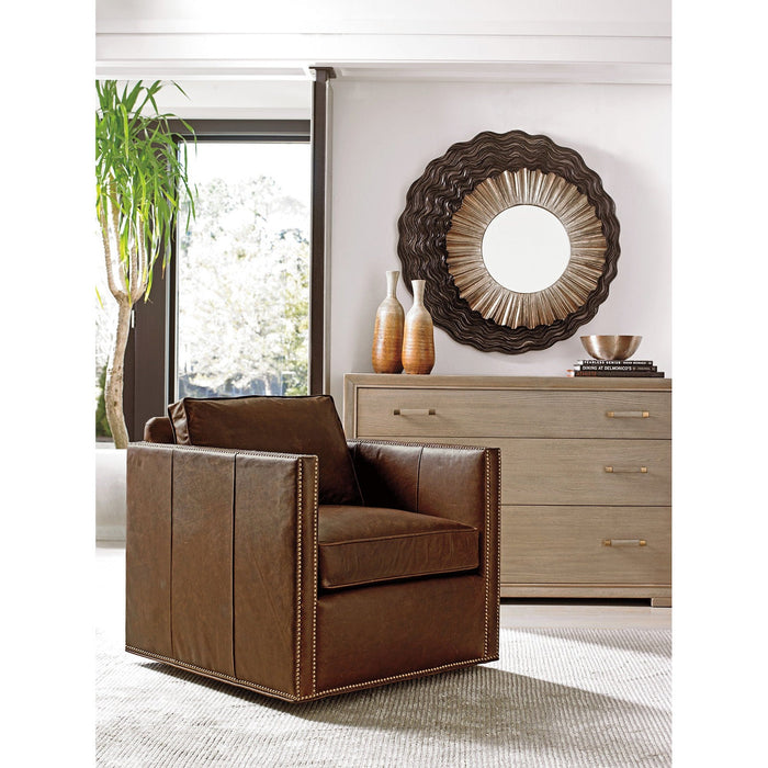 Lexington Shadow Play Hinsdale Leather Swivel Chair