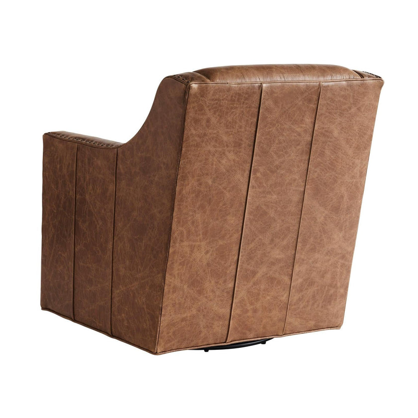 Lexington Leather Barrier Leather Swivel Chair
