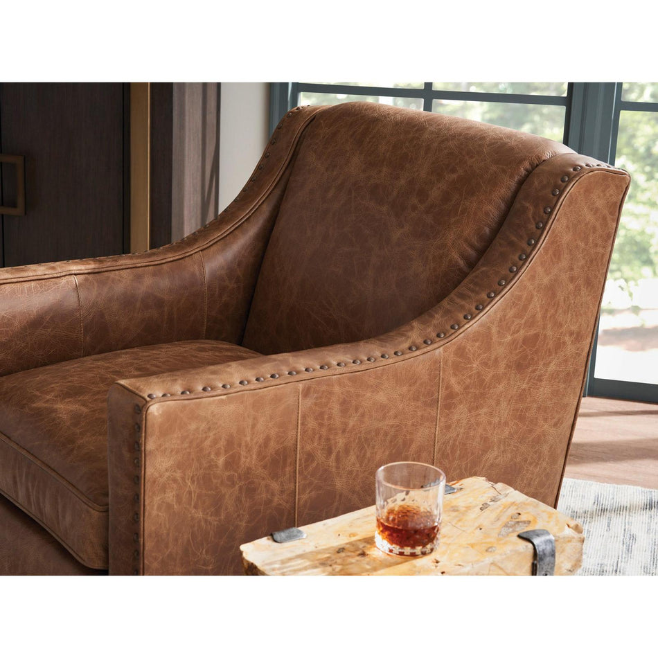 Lexington Leather Barrier Leather Swivel Chair