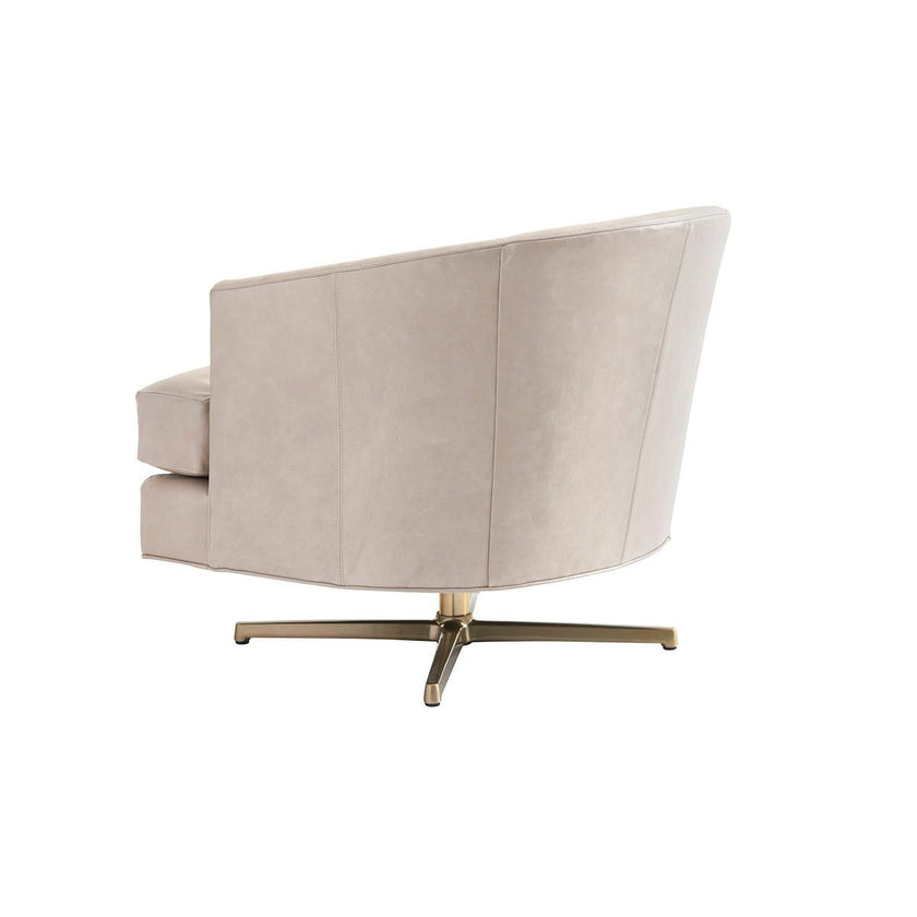 Lexington Leather Graves Leather Swivel Chair