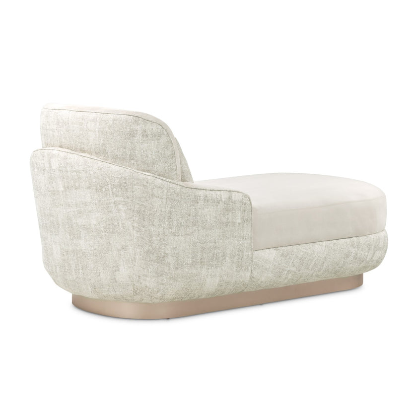 Michael Amini Aurora Chaise - Quarry/Moonlight