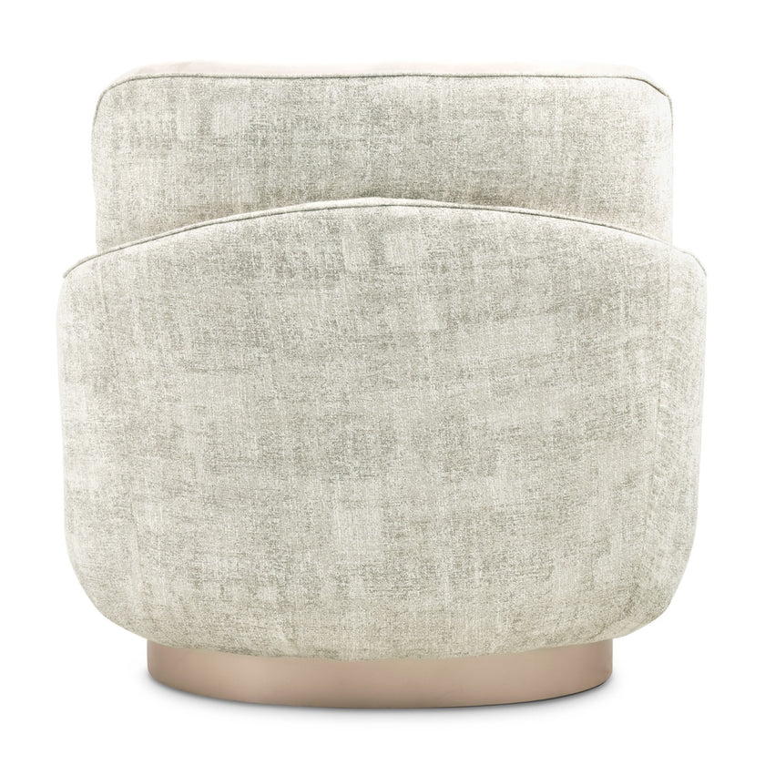 Michael Amini Aurora Chaise - Quarry/Moonlight