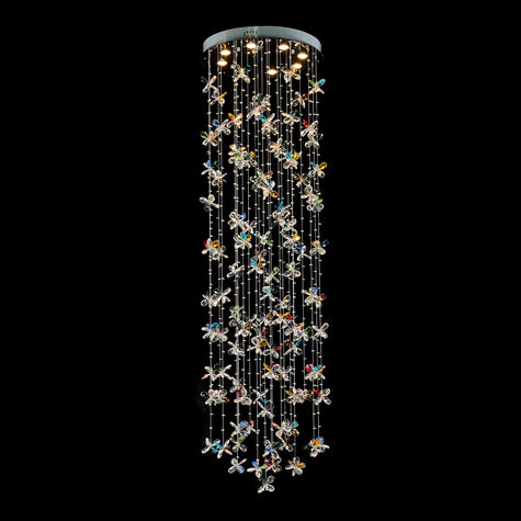 Michael Amini Wings of Color Chandelier