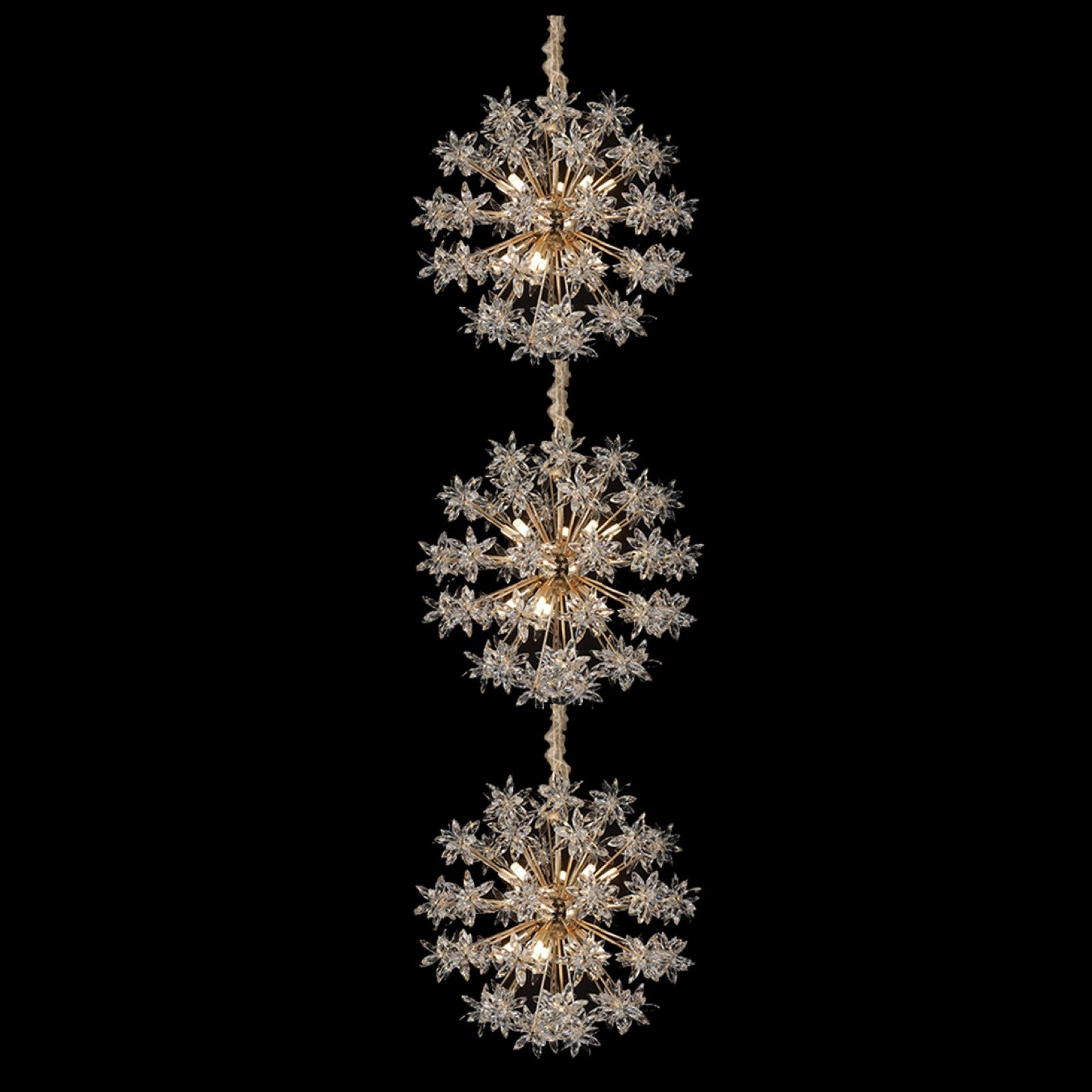 Michael Amini Stacked Bouquet 30-Light Chandelier