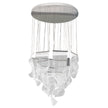 Michael Amini Sheer Waves 18-Light Round LED Chandelier - Chrome