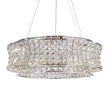 Michael Amini Galaxy Round LED Crystal Chandelier - Chrome