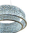 Michael Amini Galaxy Round LED Crystal Chandelier - Chrome