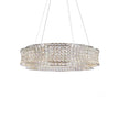 Michael Amini Galaxy Round LED Crystal Chandelier - Chrome