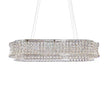 Michael Amini Galaxy Oval LED Crystal Chandelier - Chrome