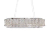 Michael Amini Galaxy Oval LED Crystal Chandelier - Chrome