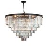 Michael Amini Allure 28-Light Round Crystal Chandelier - Matte Black