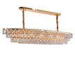 Michael Amini Gala 14-Light Rectangular LED Chandelier - Gold