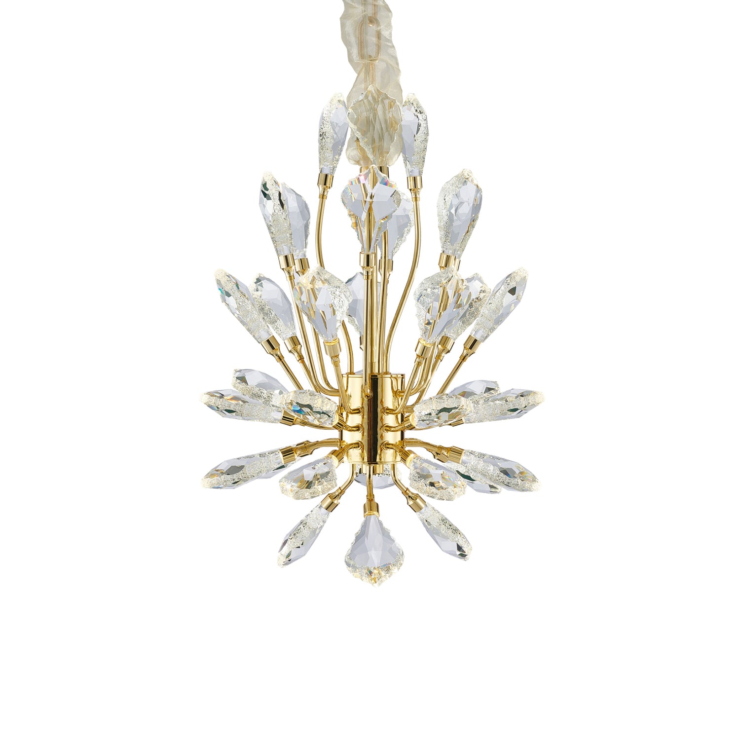 Michael Amini Astra 18" Crystal LED Chandelier - Gold
