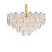 Michael Amini Orlisse 9-Light Acrylic Chandelier - Gold