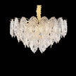Michael Amini Orlisse 9-Light Acrylic Chandelier - Gold