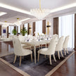 Michael Amini Orlisse 18-Light Acrylic Chandelier - Gold