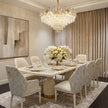 Michael Amini Regalia 21-Light Crystal Chandelier - Gold