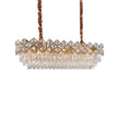 Michael Amini Regalia 16-Light Rectangular Crystal Chandelier - Gold