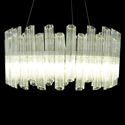 Michael Amini Octavious 8-Light Modern Crystal Chandelier - Clear