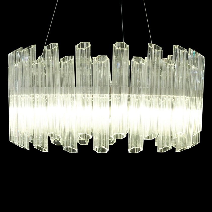 Michael Amini Octavious 8-Light Modern Crystal Chandelier - Clear