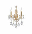 Michael Amini La Scala Traditional Crystal Wall Sconce - Gold