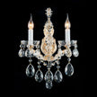 Michael Amini La Scala Traditional Crystal Wall Sconce - Gold