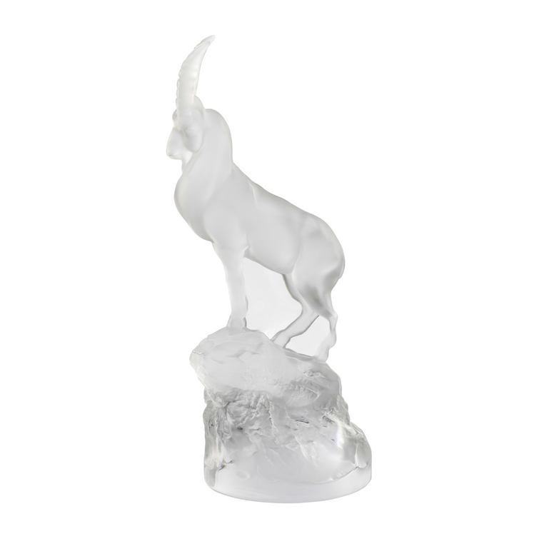 Lalique Ibex Sculpture