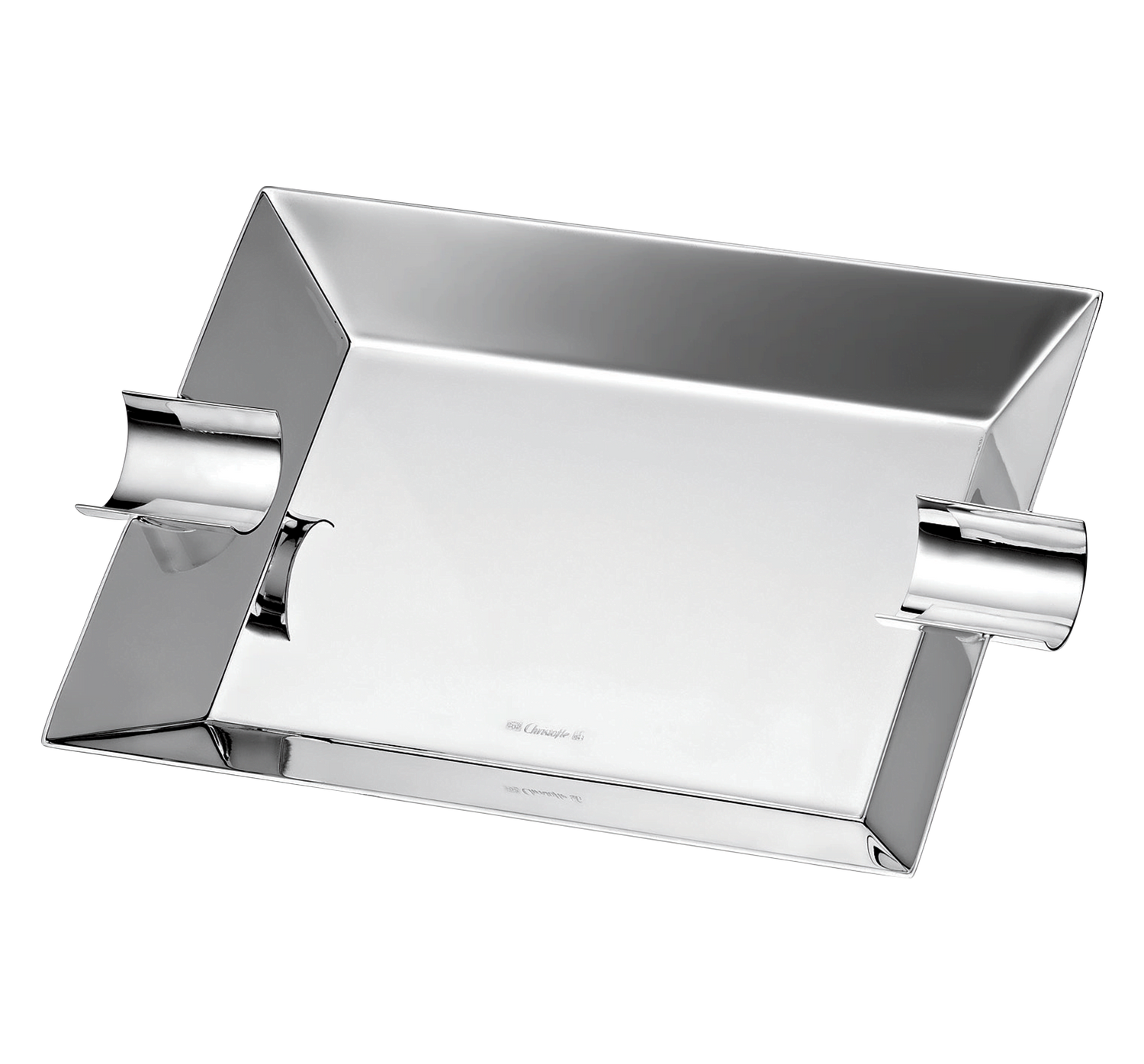 Christofle Uni Silver Plated Ashtray