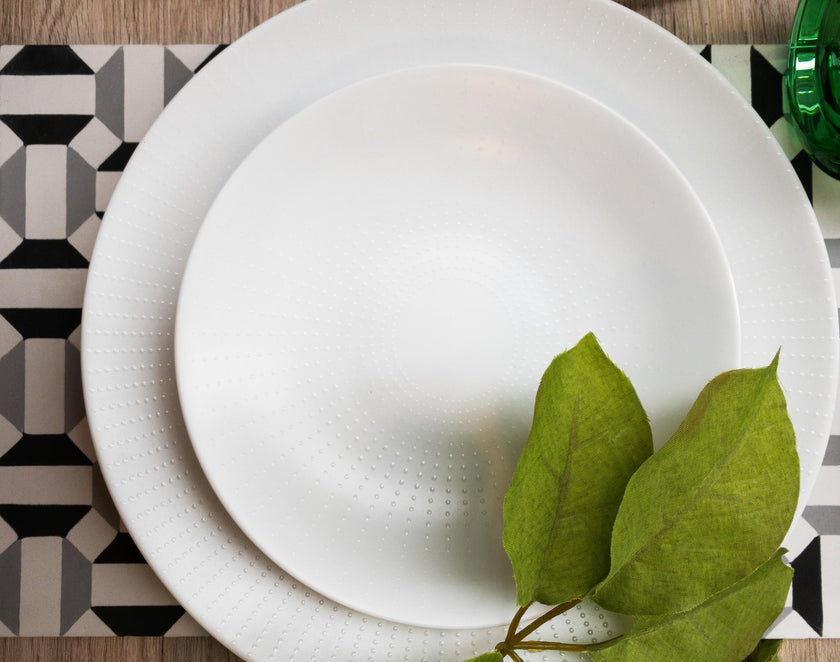Haviland La Rosee White Dessert Plate